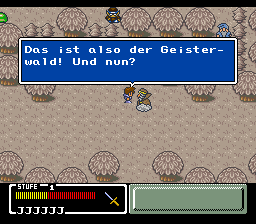 Mystic Quest Legend (Germany) In game screenshot